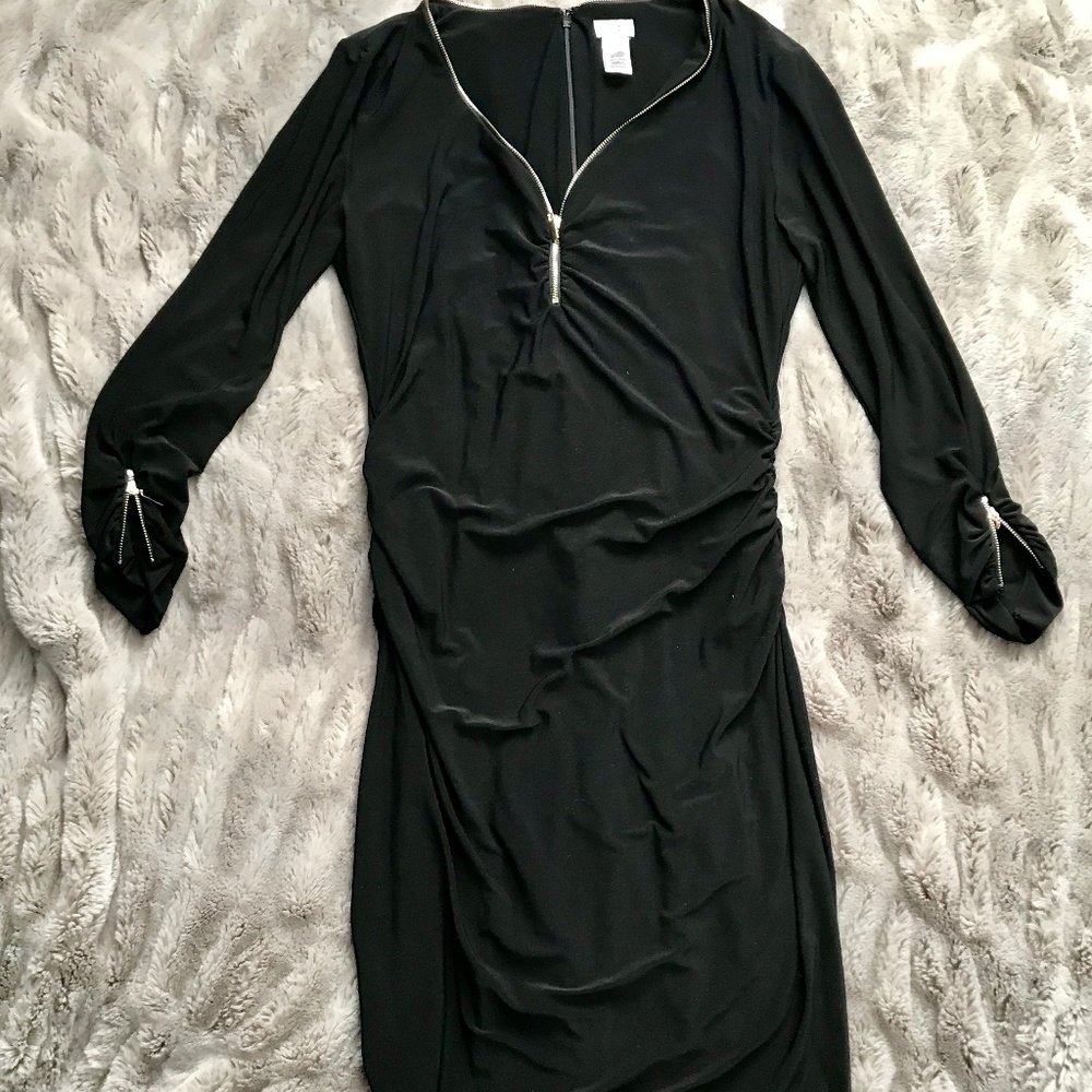 CACHE Black Bodycon Dress